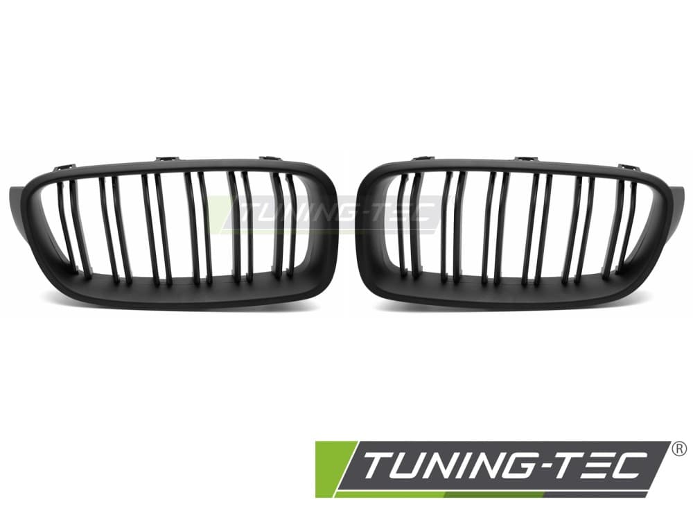 Predná maska BMW F30/F31 Double Bar Matte Black – náhľad 2