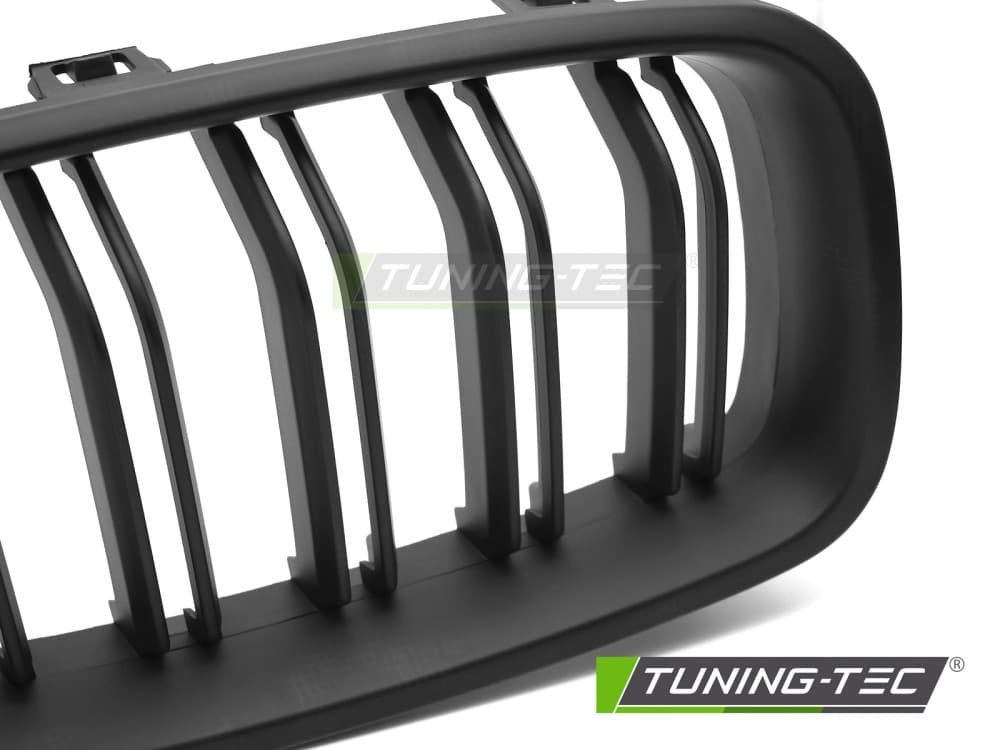 Predná maska BMW F30/F31 Double Bar Matte Black – náhľad 3