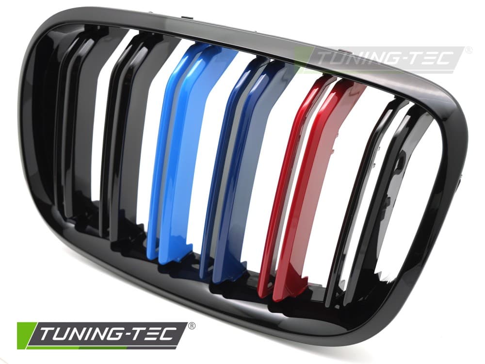 Predná maska BMW X5 E70 X6 E71 Double Bar Tri-Colour – náhľad 3