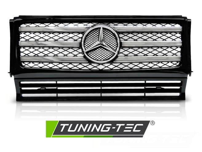 Predná maska Mercedes W463 G 90-12 Black Chrome – náhľad 2
