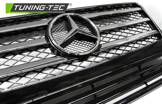 Predná maska Mercedes W463 G 90-12 Black Chrome – náhľad 3