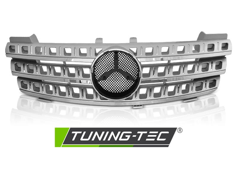 Predná maska Mercedes ML W164 05-08 Chrome Silver – náhľad 2