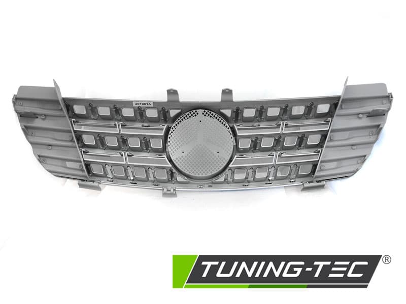 Predná maska Mercedes ML W164 05-08 Chrome Silver – náhľad 4