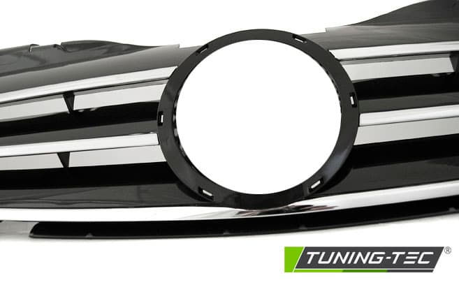 Predná maska Mercedes SLK R170 96-04 Black Chrome – náhľad 3