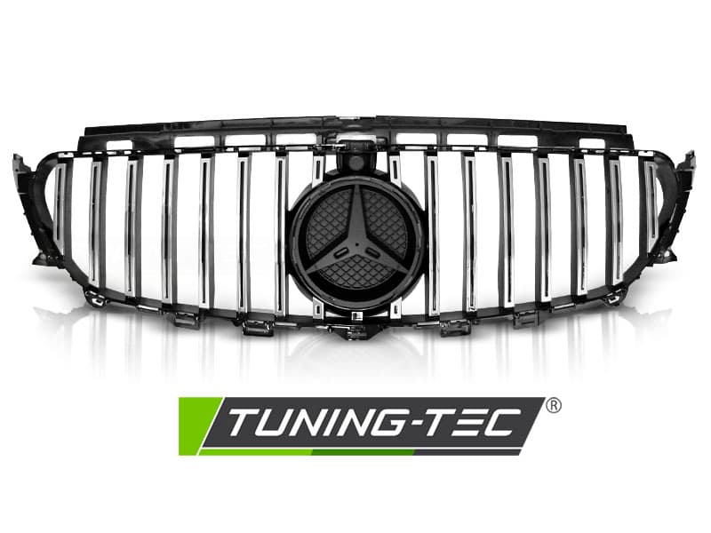 Predná maska Mercedes W213 16-19 Black Chrome – náhľad 2
