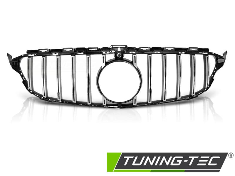 Predná maska Mercedes W205 18-21 GT Black Chrome – náhľad 2