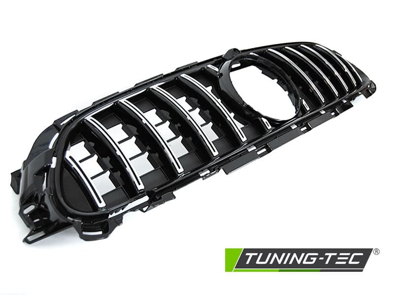 Predná maska Mercedes W213 20-23 Black Chrome – náhľad 4