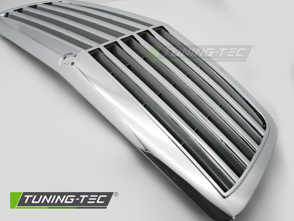 Predná maska Mercedes W221 05-09 Carbon Look – náhľad 3