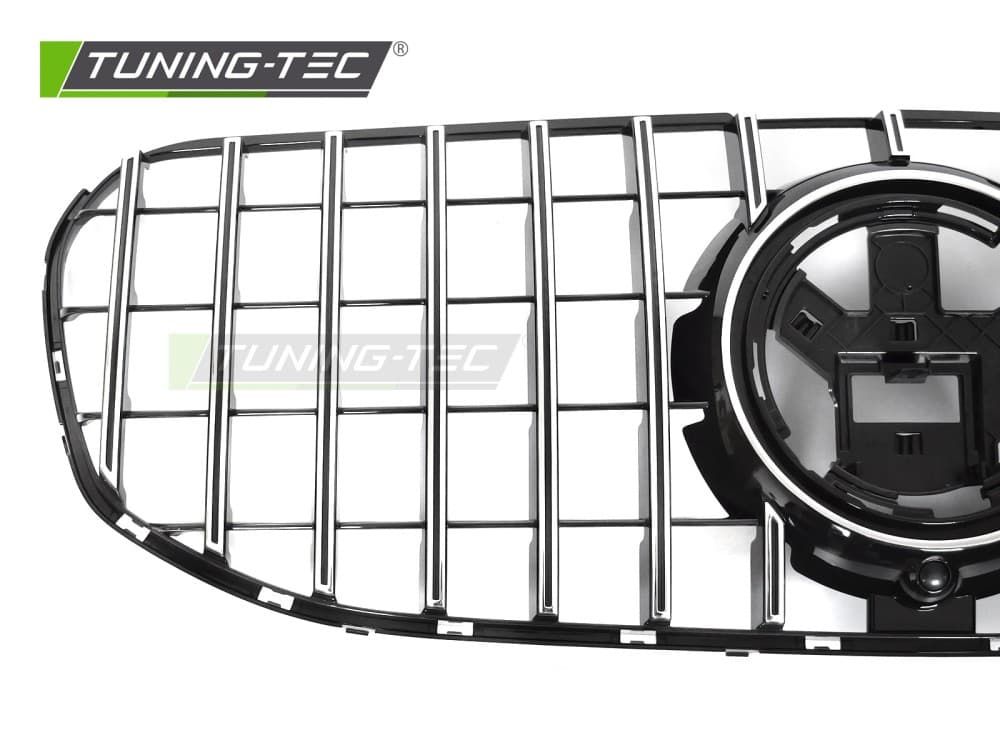 Predná maska Mercedes GLS X167 19-23 GT Style Black Chrome – náhľad 3