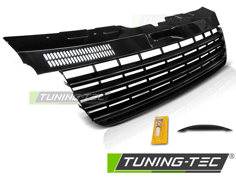 Predná maska VW T5 04-09 Transporter Glossy Black – náhľad 2