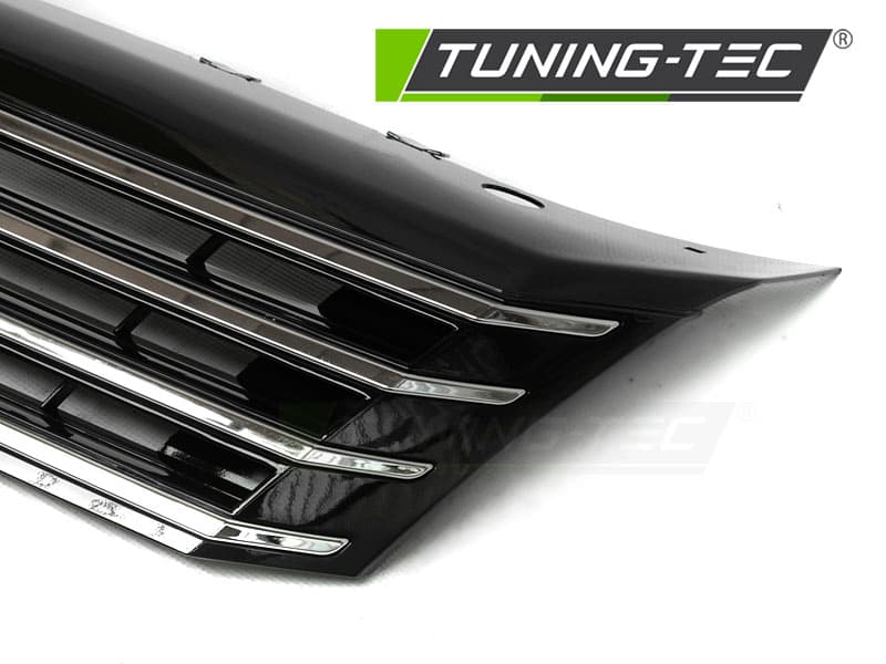 Predná maska VW Passat B7 10-14 Black Chrome – náhľad 3