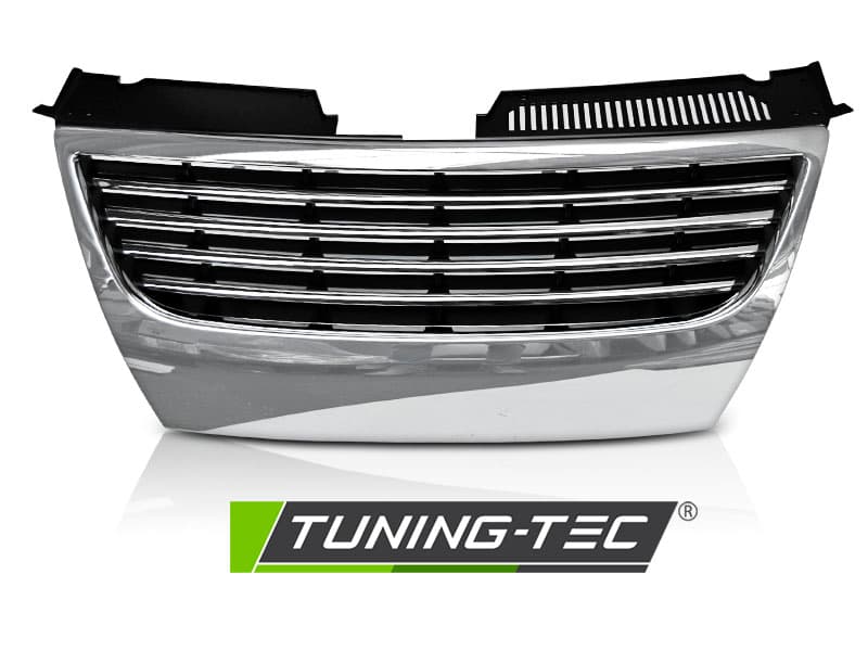 Predná maska na VW Passat B6 05-10 Black Chrome – náhľad 2