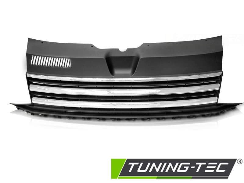 Predná maska VW T6 15-19 Black Chrome – náhľad 2