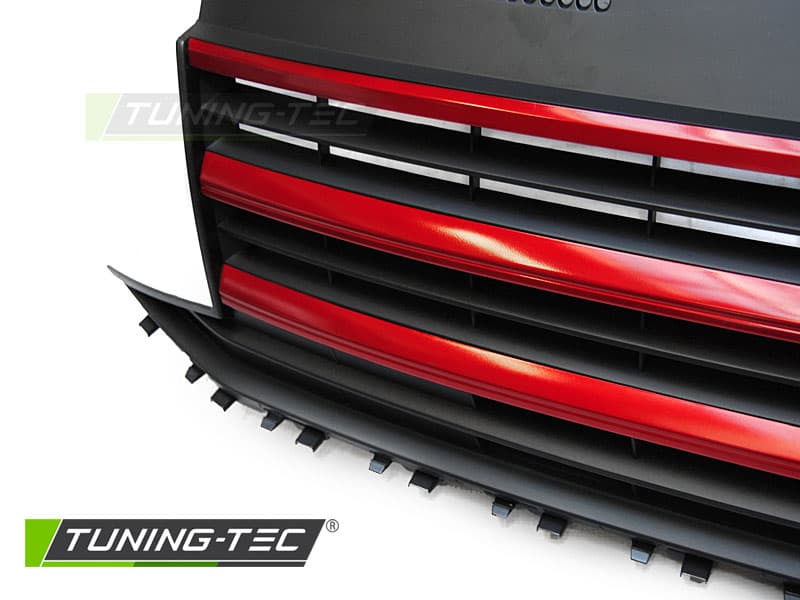 Predná maska VW T6 15-19 Red Black – náhľad 3