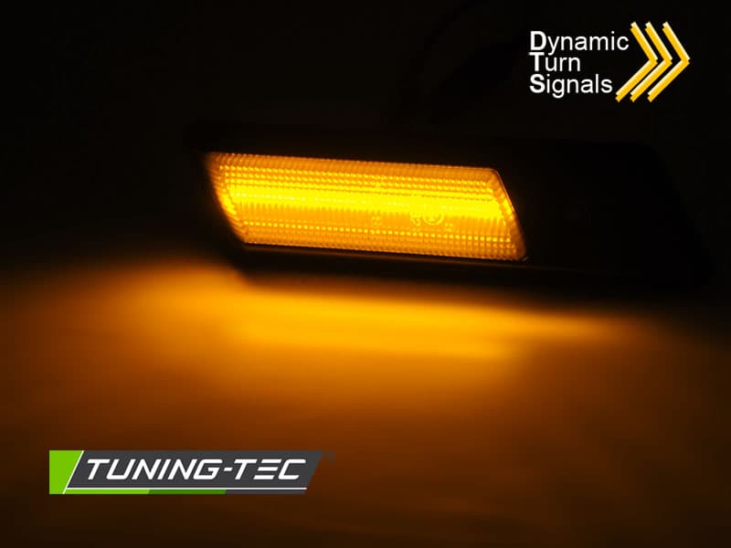 Bočné smerovky BMW E34 E32 E36 Dynamic Chrome – náhľad 2