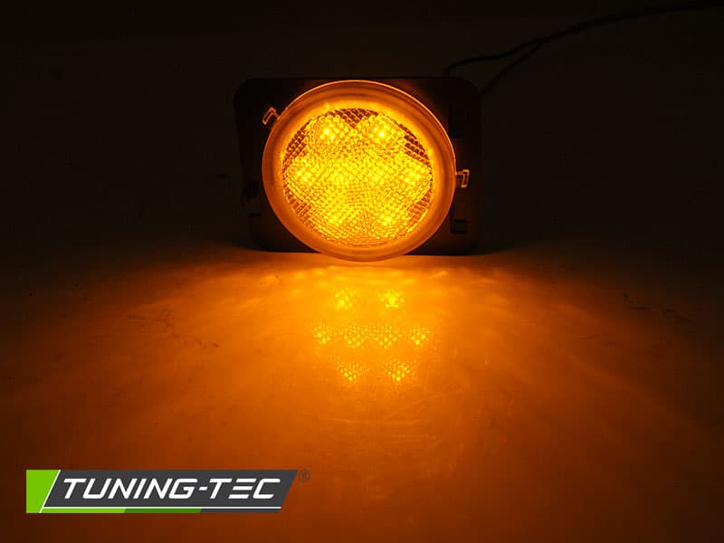 Bočné smerovky Jeep Wrangler JK 07-18 LED Chrome – náhľad 2