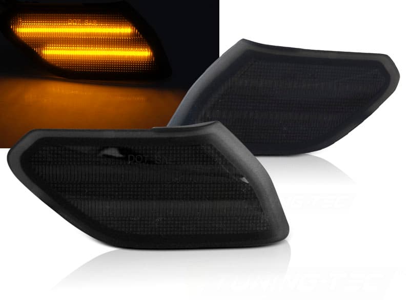 Bočné smerovky Jeep Wrangler JL LED Smoke