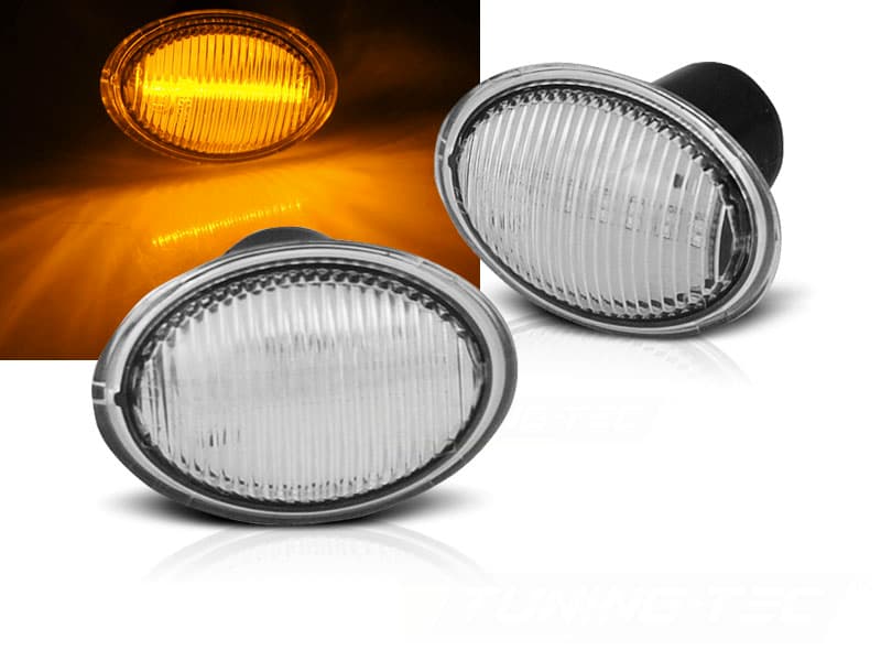 Bočné smerovky Fiat 500 Ford KA LED White