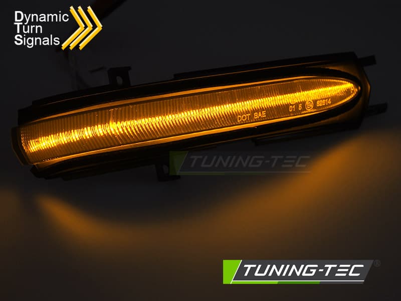 Smerovky do zrkadiel Honda Accord Civic LED Dynamic Smoke – náhľad 3