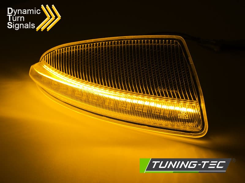 Smerovky do zrkadiel Mercedes W204 W164 LED Dynamic White – náhľad 3