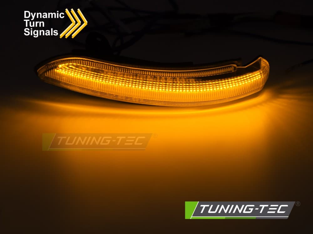 Smerovky do zrkadiel Mercedes W211 W221 LED White – náhľad 2