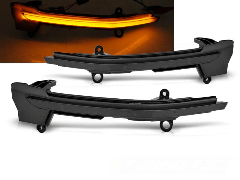 Smerovky do zrkadiel Seat Ateca 16- LED Dynamic Smoke