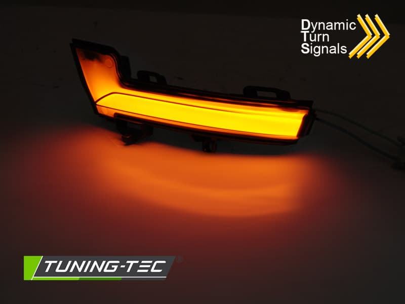 Smerovky do zrkadiel Škoda Octavia 3 12-20 LED Smoke – náhľad 2