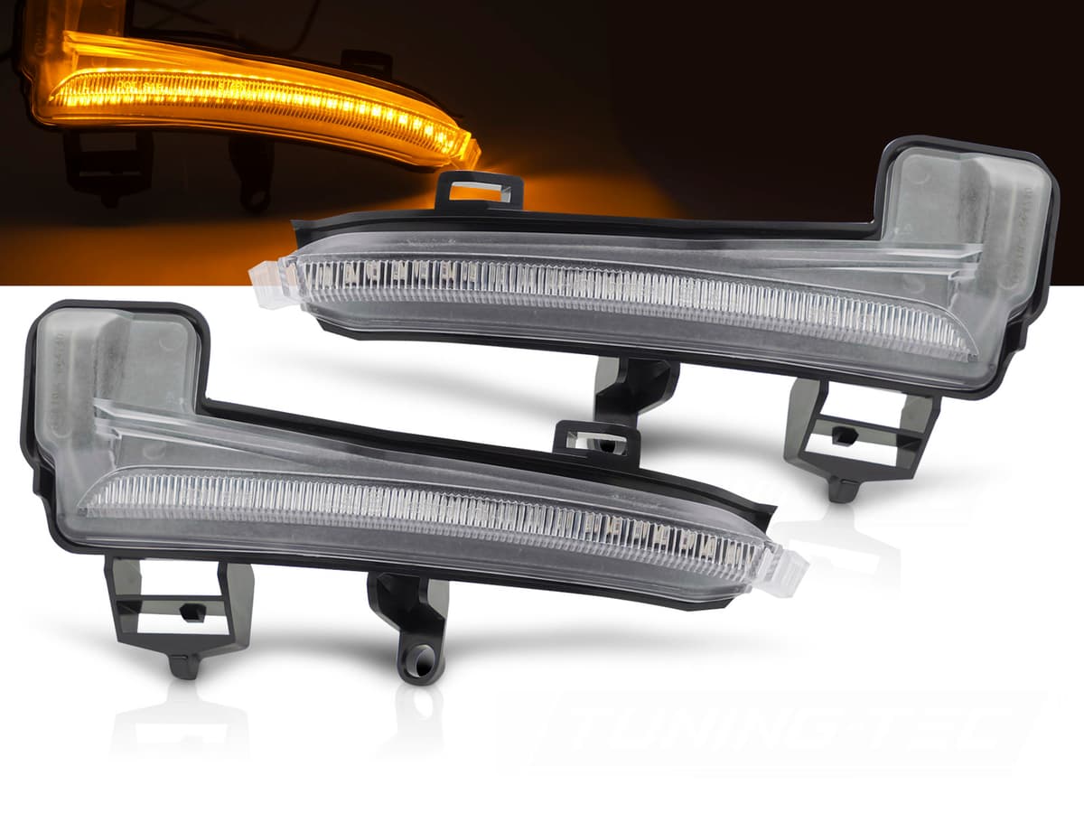 Smerovky do zrkadiel Škoda SuperB 3 LED Dynamic White