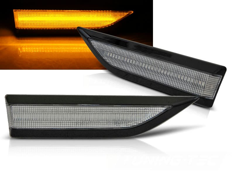 Bočné smerovky VW Caddy 15-20 LED Dynamic Black White
