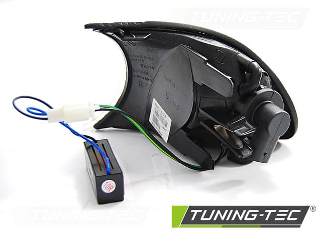 Predné smerovky BMW E46 Coupe/Cabrio 99-01 LED Black – náhľad 4