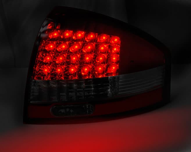 Zadné svetlá Audi A6 C5 97-04 LED Red White – náhľad 2