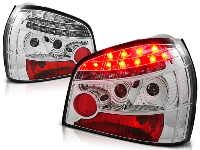Zadné svetlá Audi A3 96-03 LED Chrome - 06