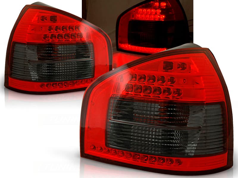 Zadné svetlá Audi A3 96-03 LED Red Smoke - 42