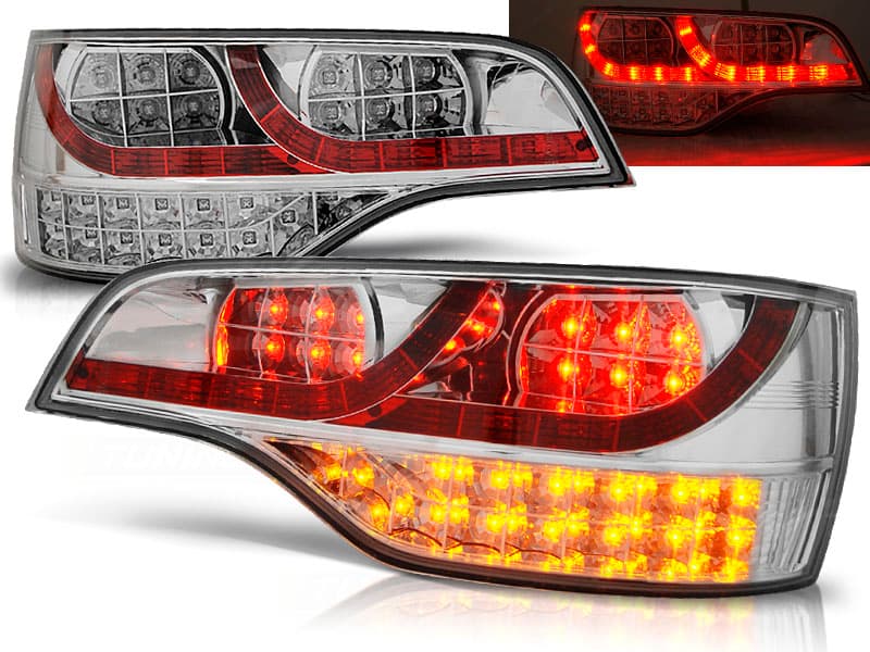 Zadné svetlá Audi Q7 06-09 LED Chrome