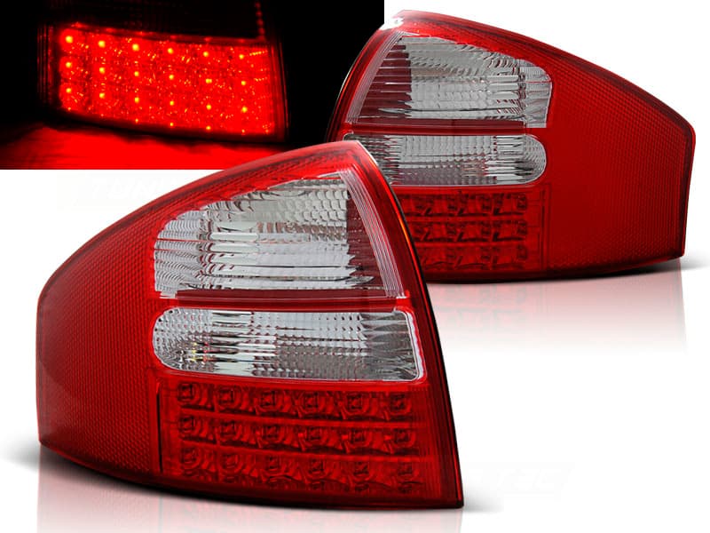 Zadné svetlá Audi A6 Sedan 97-04 LED Red White