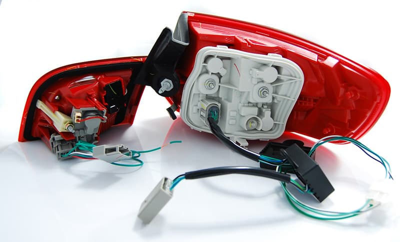 Zadné svetlá Audi A3 8P 04-08 Sportback LED Red Smoke – náhľad 2