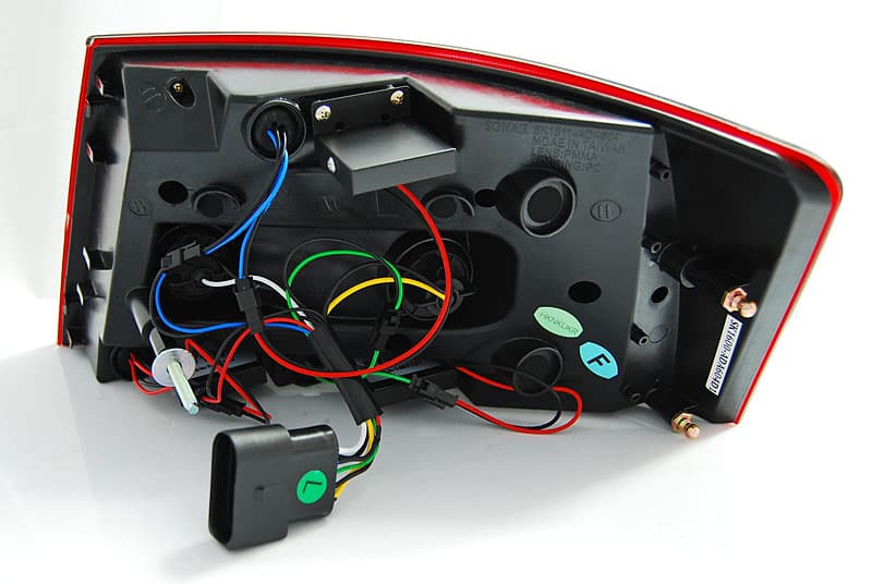 Zadné svetlá Audi A6 C6 04-08 6-PIN LED Black – náhľad 5