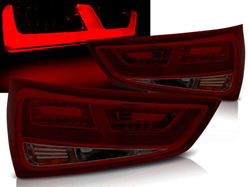 Zadné svetlá Audi A1 10-14 červeno- LED Smoke