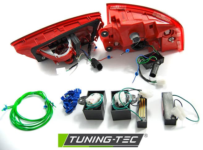 Zadné svetlá Audi A6 C7 11-14 Sedan LED Red White – náhľad 4