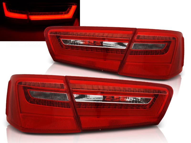 Zadné svetlá Audi A6 C7 11-14 Sedan LED Red White