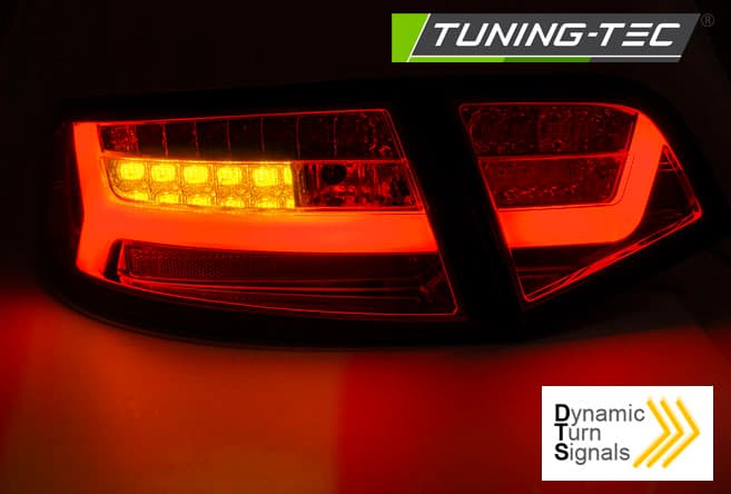 Zadné svetlá Audi A6 08-11 Sedan Red White – náhľad 4