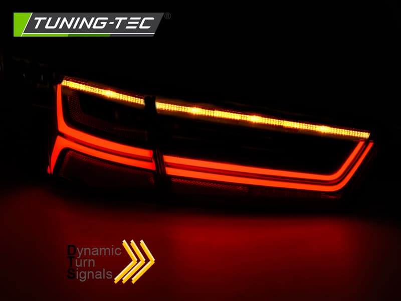 Zadné svetlá Audi A6 C7 11-14 Sedan LED BAR Dynamic Red White – náhľad 2
