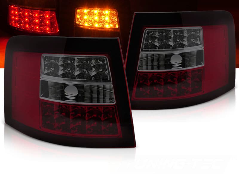 Zadné svetlá Audi A6 C5 Avant 97-04 LED Red Smoke