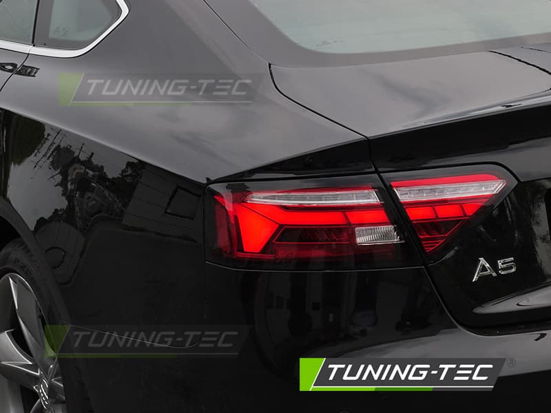Zadné svetlá Audi A5 11-16 LED BAR Dynamic Red White – náhľad 2