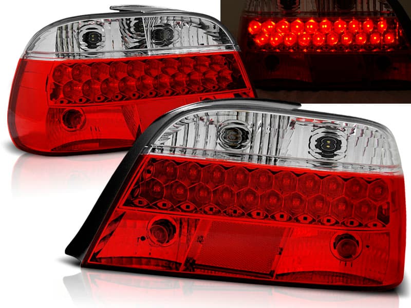 Zadné svetlá BMW E38 94-01 LED Clear Red