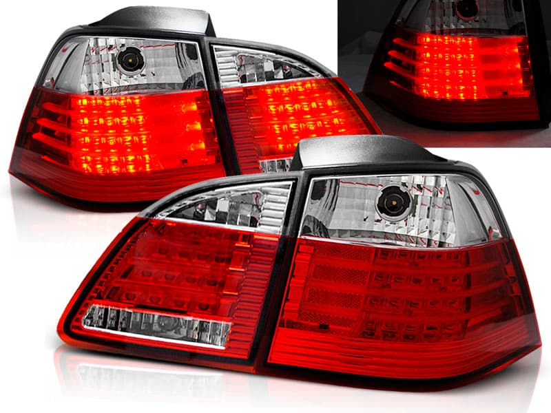 Zadné svetlá BMW E61 Touring 04-07 LED Red White