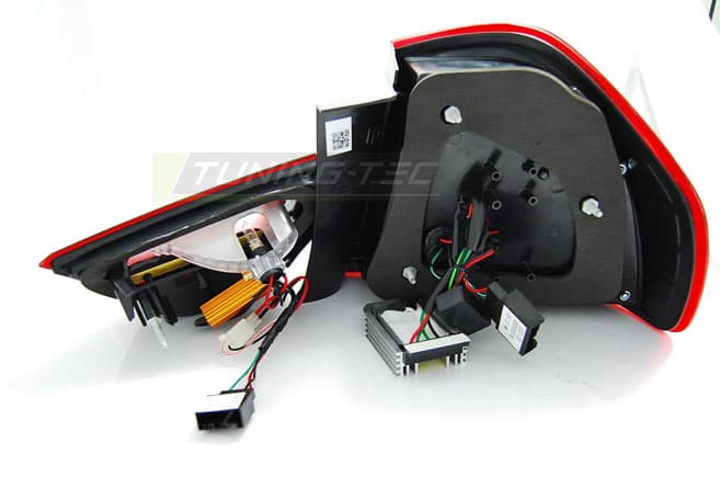Zadné svetlá BMW E90 09-11 Sedan Red LED BAR – náhľad 5