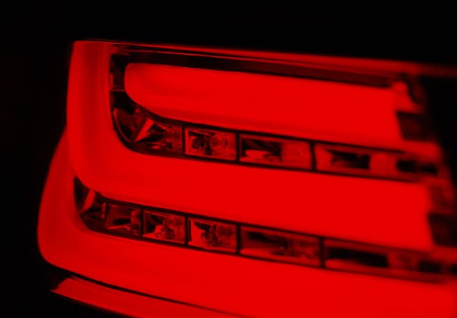 Zadné svetlá BMW E60 03-07 LED BAR Red White – náhľad 4