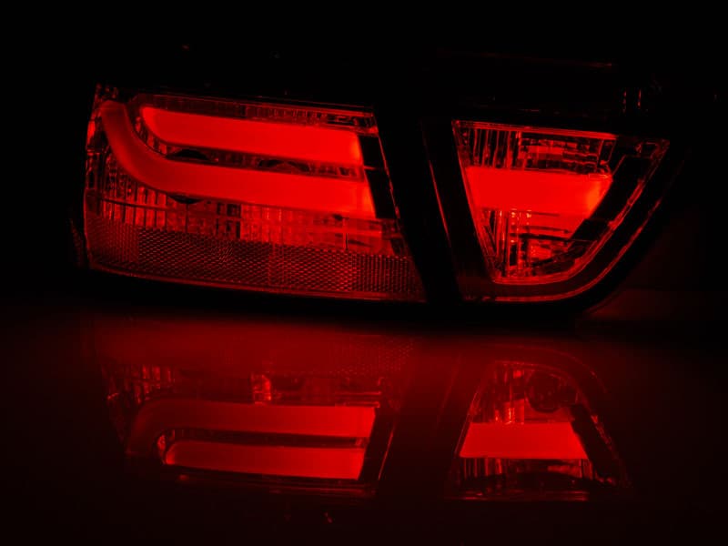 Zadné svetlá BMW E90 Sedan 05-08 Red LED BAR – náhľad 2