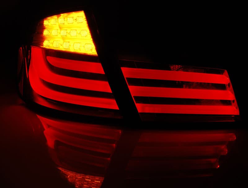 Zadné svetlá BMW F10 10-13 Grey LED BAR – náhľad 3